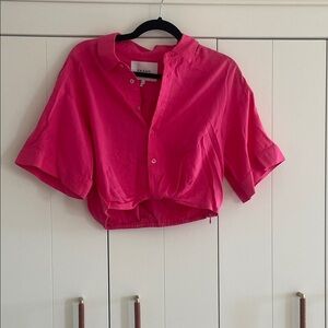 Frame Denim Fuchsia Shirt medium
